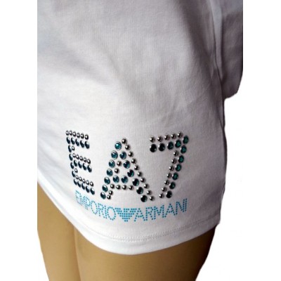 Camiseta Giorgio Armani Imp. Branca    EA7 Tam M