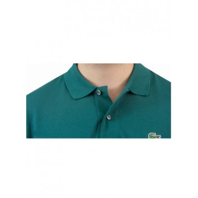 Camisa Polo Lacoste 100% Prima Cotton Verde Escuro Tam. 6 (G)