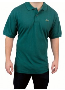 Camisa Polo Lacoste 100% Prima Cotton Verde Escuro Tam. 6 (G)