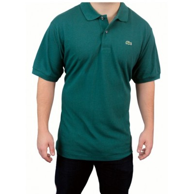 Camisa Polo Lacoste 100% Prima Cotton Verde Escuro Tam. 6 (G)
