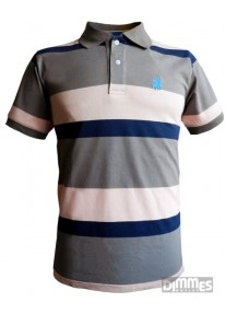 Camisa Polowear Top Quality  Azul/Cinza/Rosa
