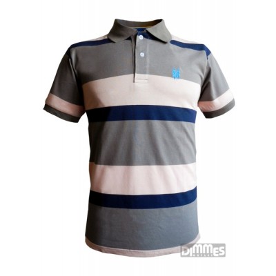 Camisa Polowear Top Quality  Azul/Cinza/Rosa