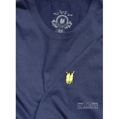 Camiseta Polowear Básica Azul Escuro Tamanho G /684910/5165